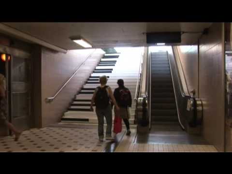 Escadas que se transformam num piano gigante