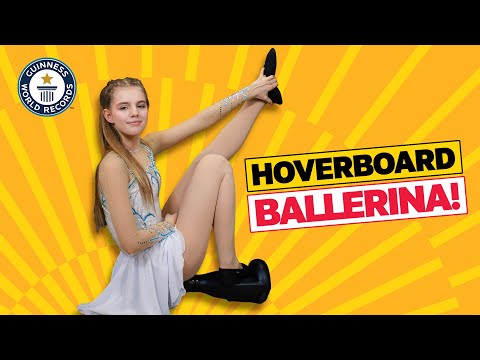 A rainha da dança em hoverboard | Guinness World Records