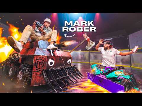 Dude Perfect contra Mark Rober: batalha de robôs